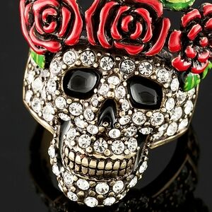Day of the Dead Skull Ring